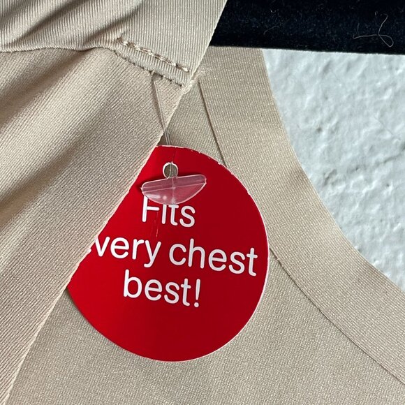 NEW Spanx Plus 2X Thinstincts Beige Shapewear Tank Top Smoothing Lightweight - Picture 5 of 7